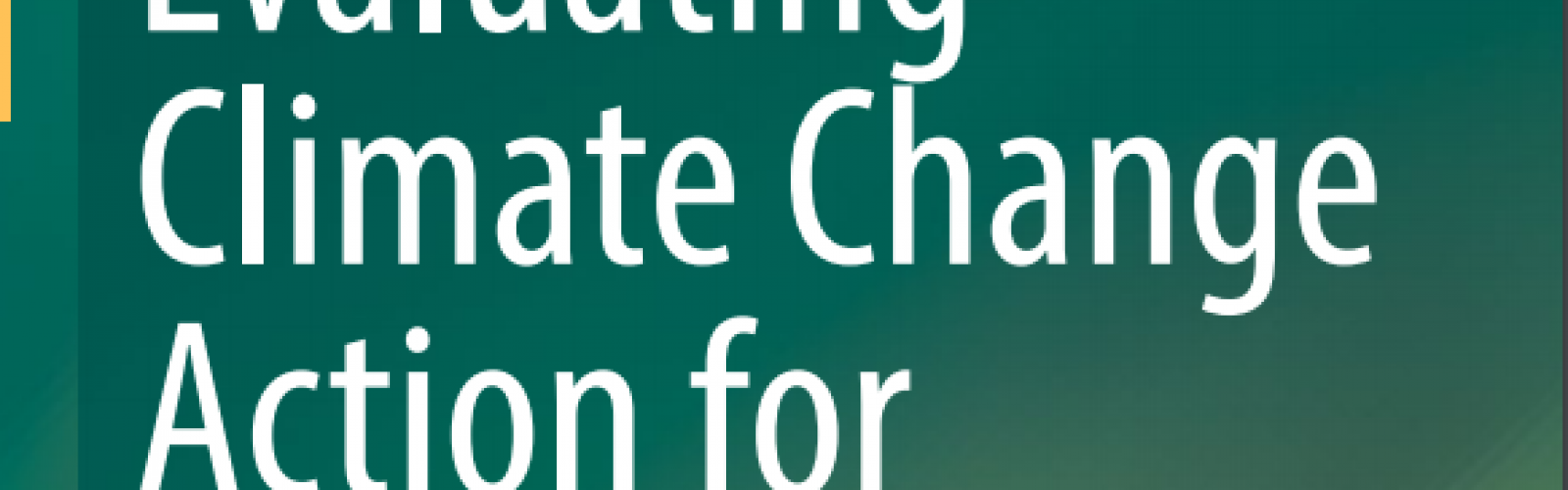 Evaluating Climate Change Action for Sustainable Development | Eval Forward